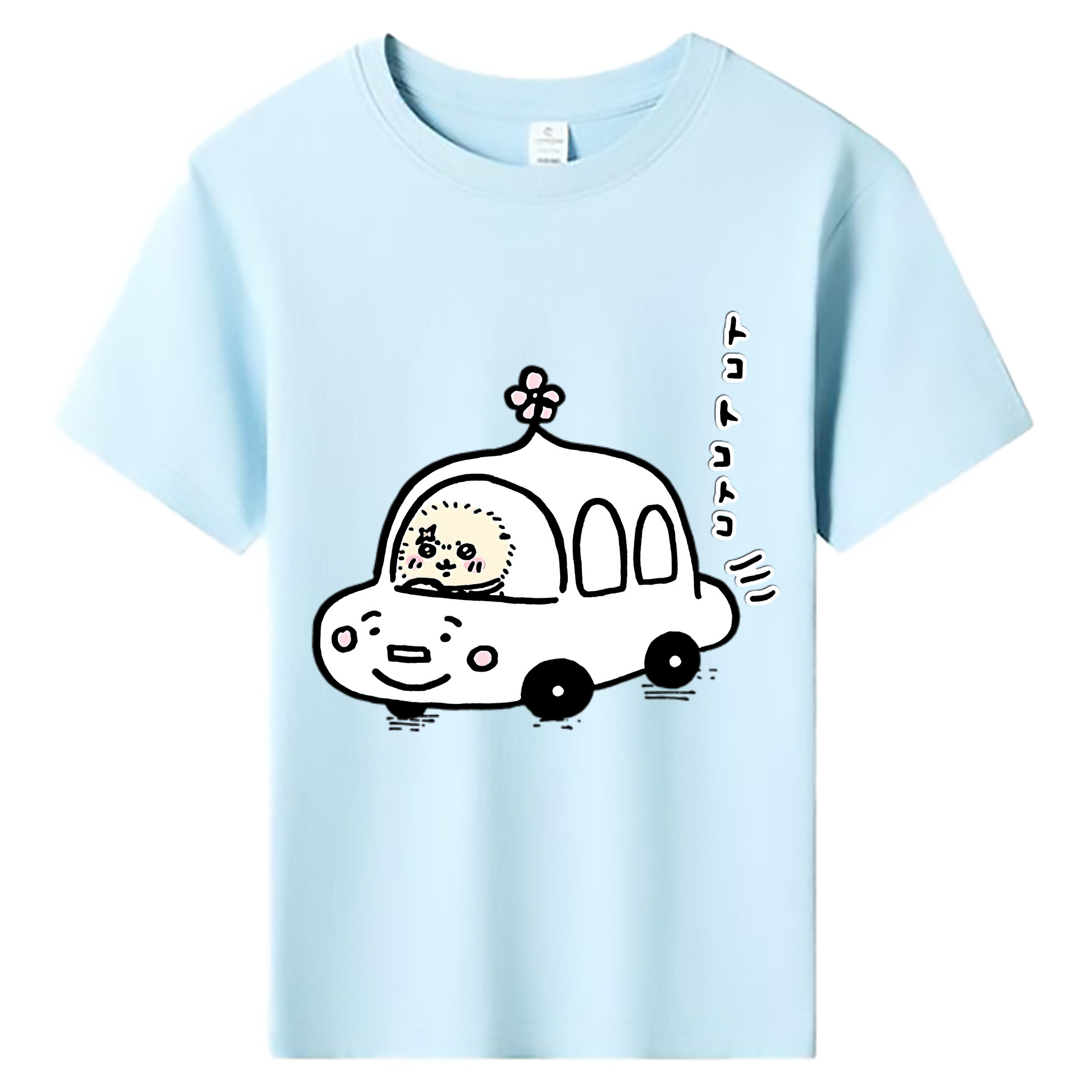 （画像用） ちいかわ ラッコ Chii-kawa Sea otter 綿100％キッズTシャツ（フロントプリント）